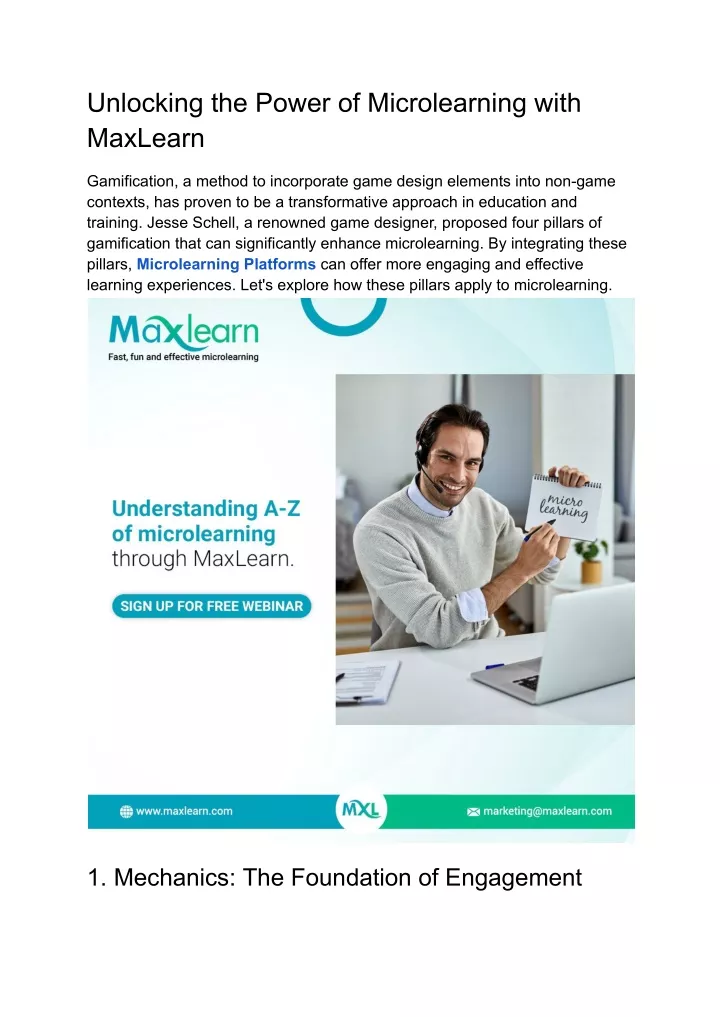 unlocking the power of microlearning with maxlearn