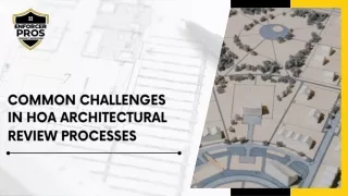 Common Challenges in HOA Architectural Review Processes