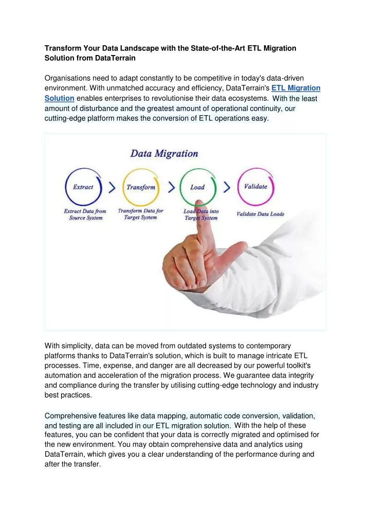 transform your data landscape with the state