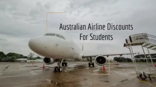 Australian Airlines Discounts for Students