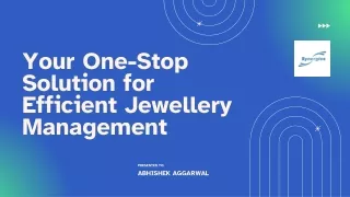 Retail Jewellery Software