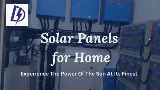 Desourcetech Solar Panels for Home with Efficient, Reliable and Eco Friendly for home