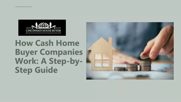 how cash home buyer companies work a step by step guide