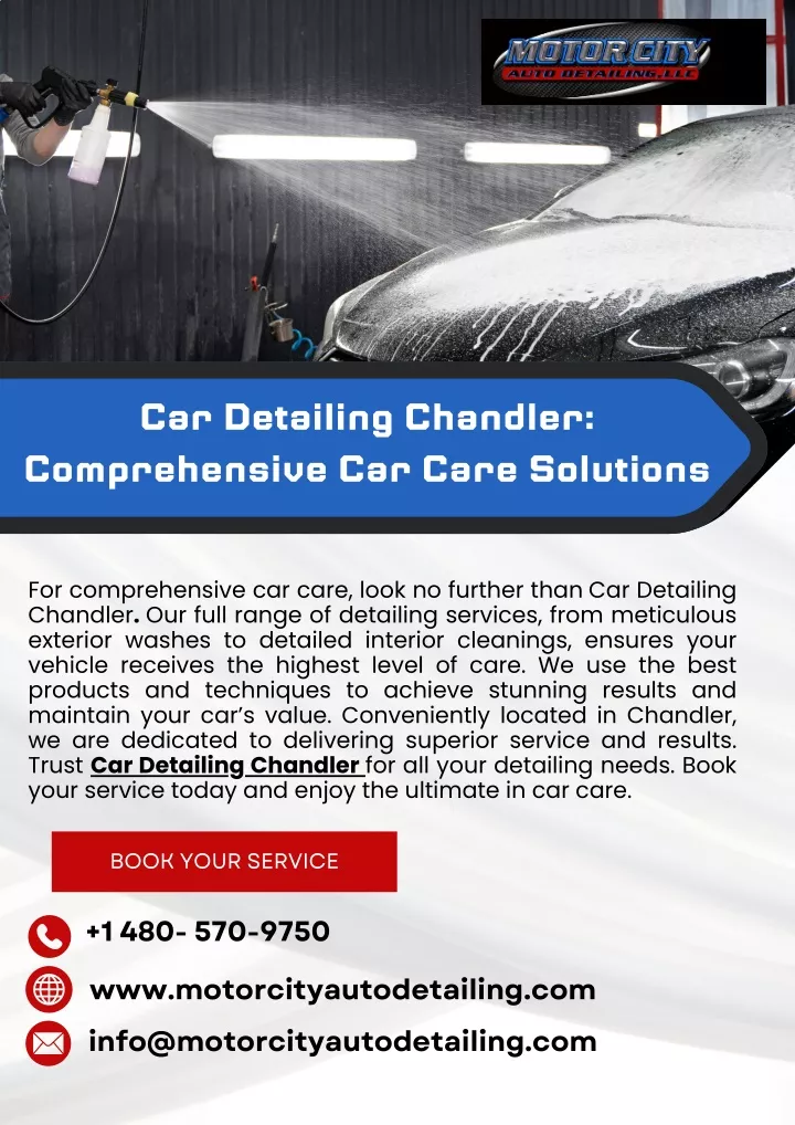 car detailing chandler comprehensive car care