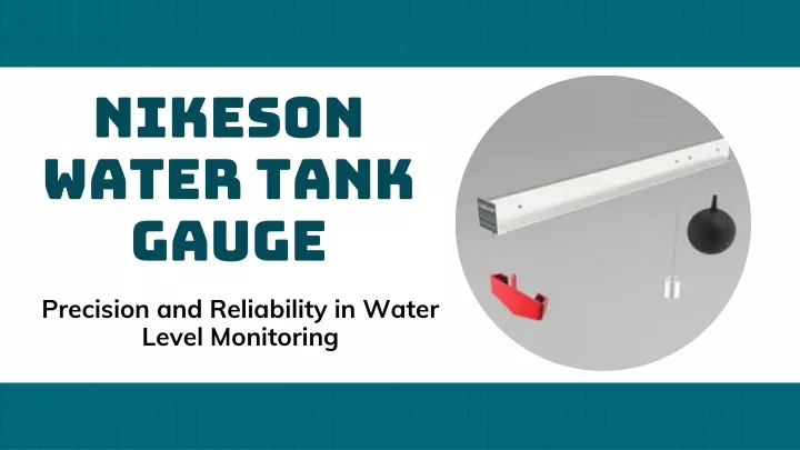 nikeson water tank gauge