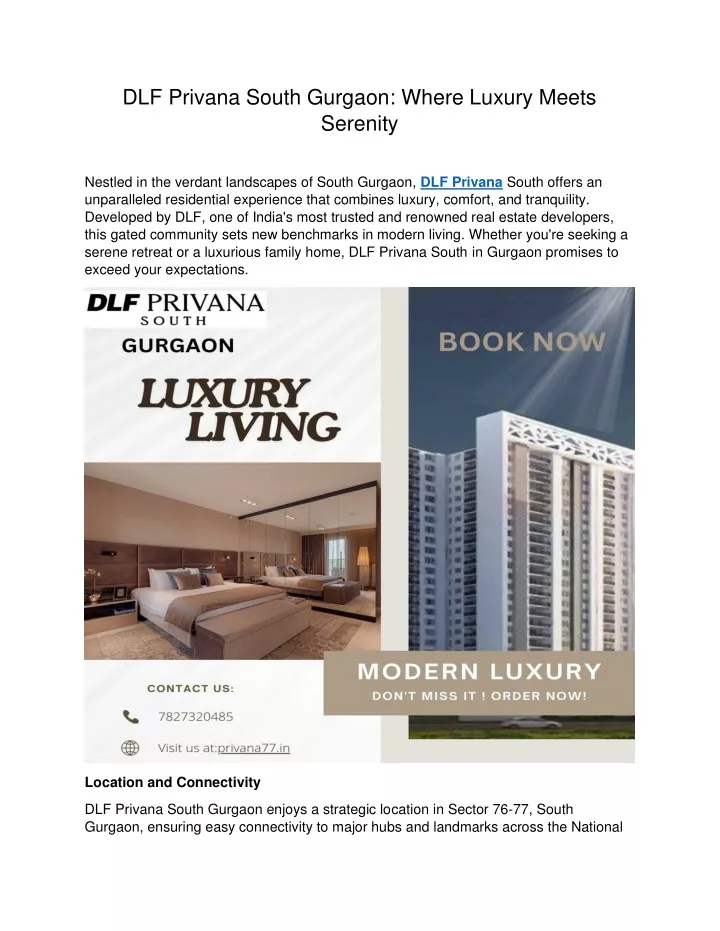 dlf privana south gurgaon where luxury meets