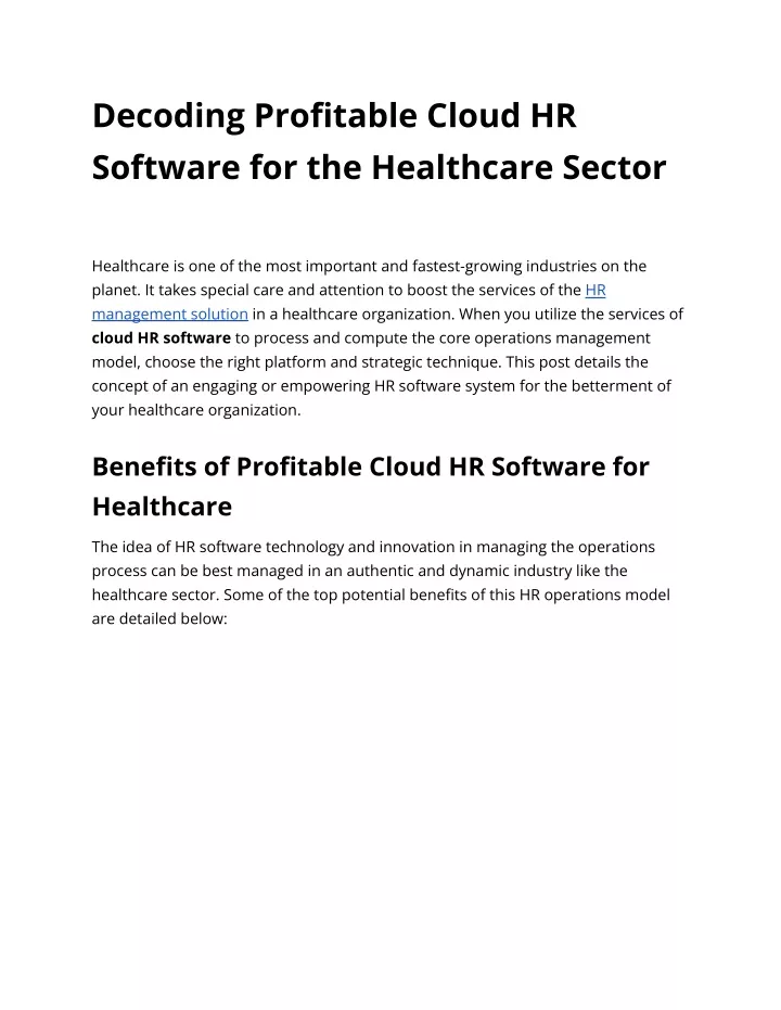 decoding profitable cloud hr software