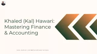 Trusted Finance Advisor: Khaled Hawari Ottawa