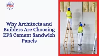 Why Architects and Builders Are Choosing EPS Cement Sandwich Panels