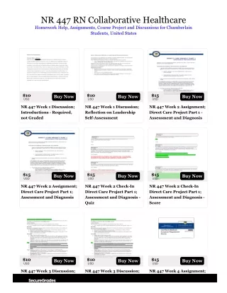 nr 447 rn collaborative healthcare homework help