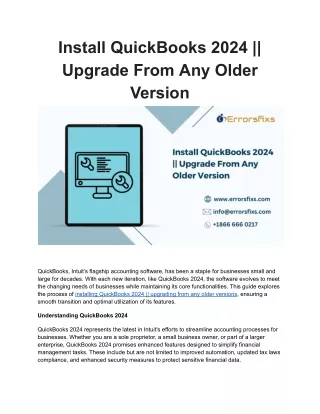 install quickbooks 2024 upgrade from any older