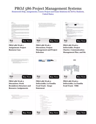 proj 586 project management systems homework help