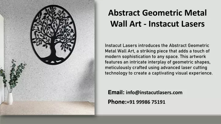 abstract geometric metal wall art instacut lasers