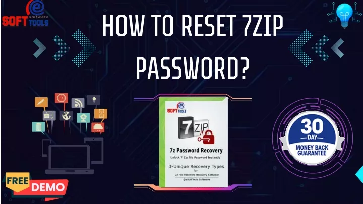 how to reset 7zip password