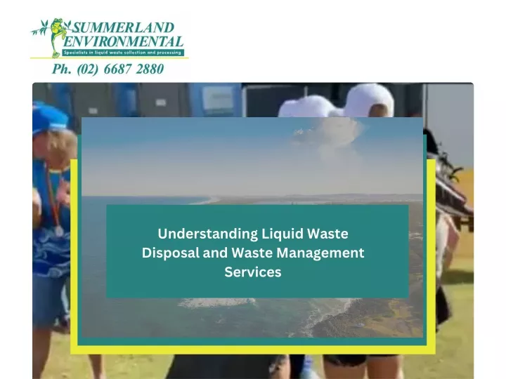 understanding liquid waste disposal and waste