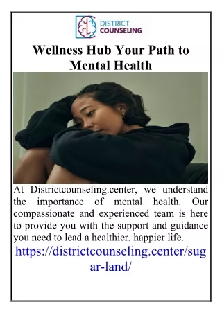 Wellness Hub Your Path to Mental Health