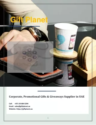 When shall you give corporate gifts in the UAE and Saudi Arabia