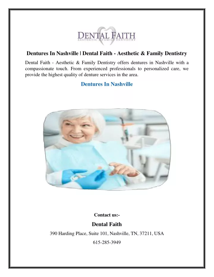 dentures in nashville dental faith aesthetic