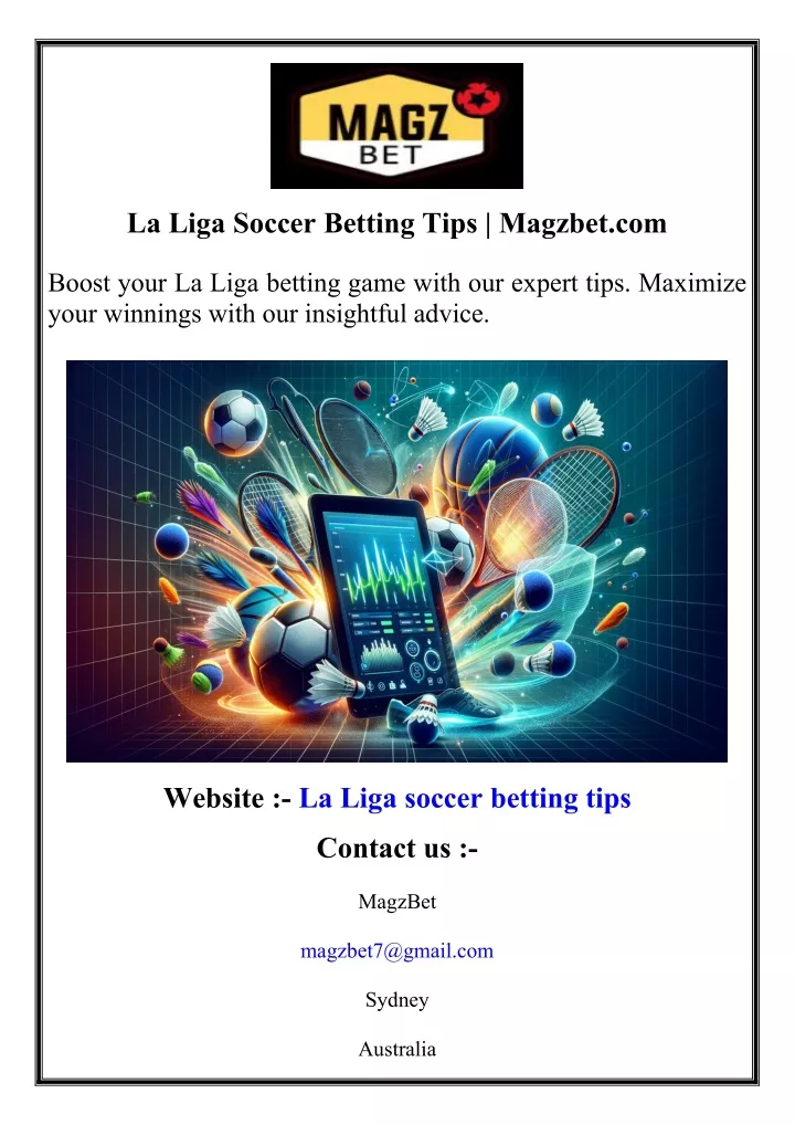 la liga soccer betting tips magzbet com