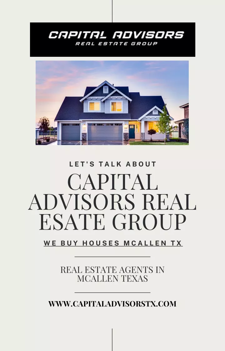 l e t s t a l k a b o u t capital advisors real