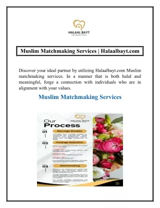 muslim matchmaking services halaalbayt com