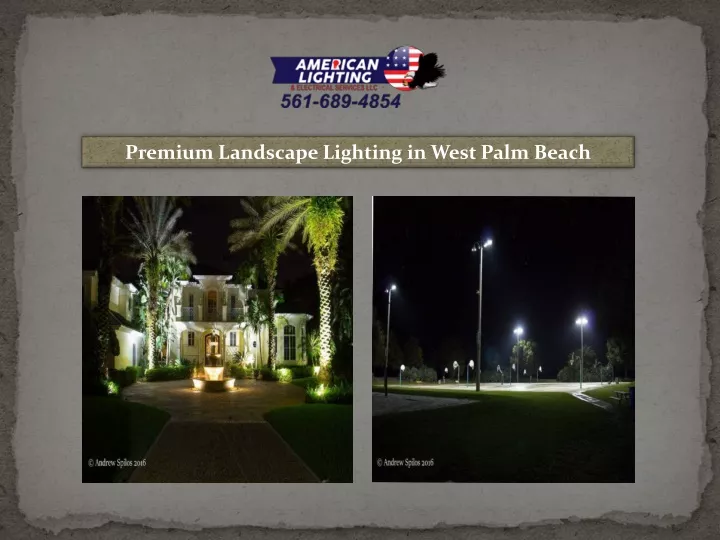 premium landscape lighting in west palm beach