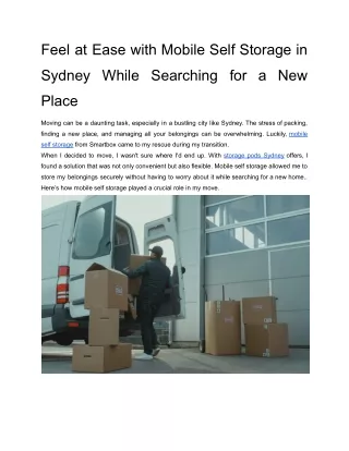 Feel-at-Ease-with-Mobile-Self-Storage-in-Sydney-While-Searching-for-a-New-Place
