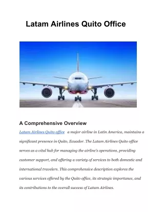 Latam Airlines Quito Office