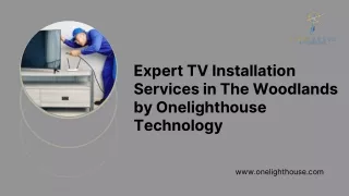 expert tv installation services in the woodlands