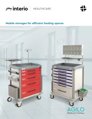 Medical Trolleys by Godrej Interi