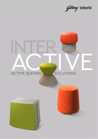 Seating active seating solutions by Godrej Interio