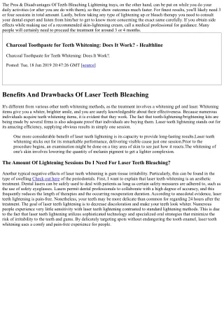 Bleaching Laser Therapy: Expenses, Advantages, And Safety And Security