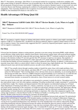 Growth Hormonal Agent Secretagogue Mk-677 Inadequate In Alzheimer's Condition