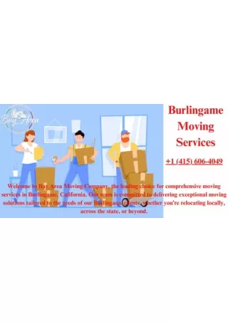 Burlingame Moving Services