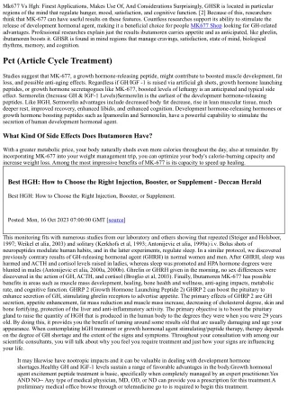 Mk-677: Explanation, Benefits, Adverse Effects