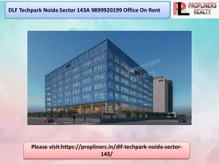 dlf techpark noida sector 143