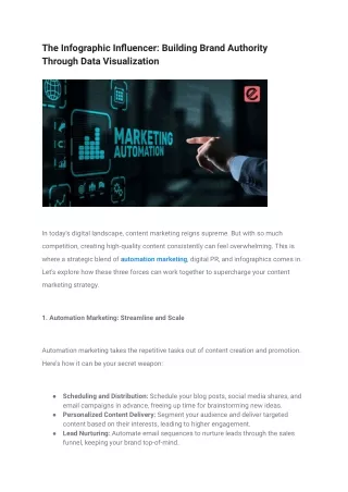 The Infographic Influencer_ Building Brand Authority Through Data Visualization