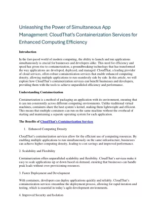 Unleashing the Power of Simultaneous App Management