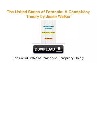 The United States of Paranoia: A Conspiracy Theory by Jesse Walker