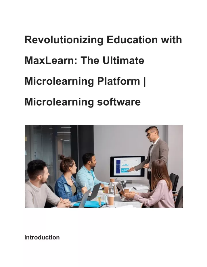 revolutionizing education with