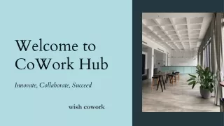 "Wishcowork: Transforming the Coworking Experience in Jaipur".