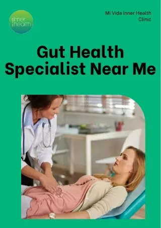 Gut Health Specialist Near Me