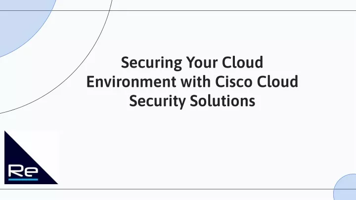 securing your cloud environment with cisco cloud