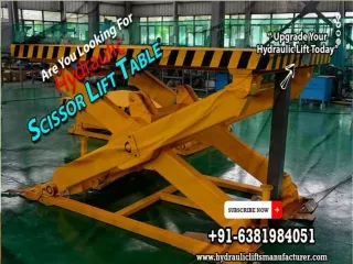 Scissor Lift Manufacturer in Kadapa