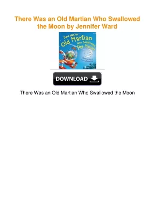 There Was an Old Martian Who Swallowed the Moon by Jennifer Ward