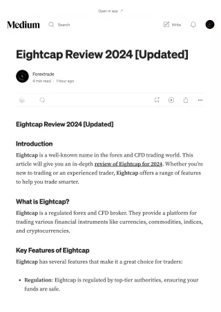 Eightcap Review 2024 [Updated]