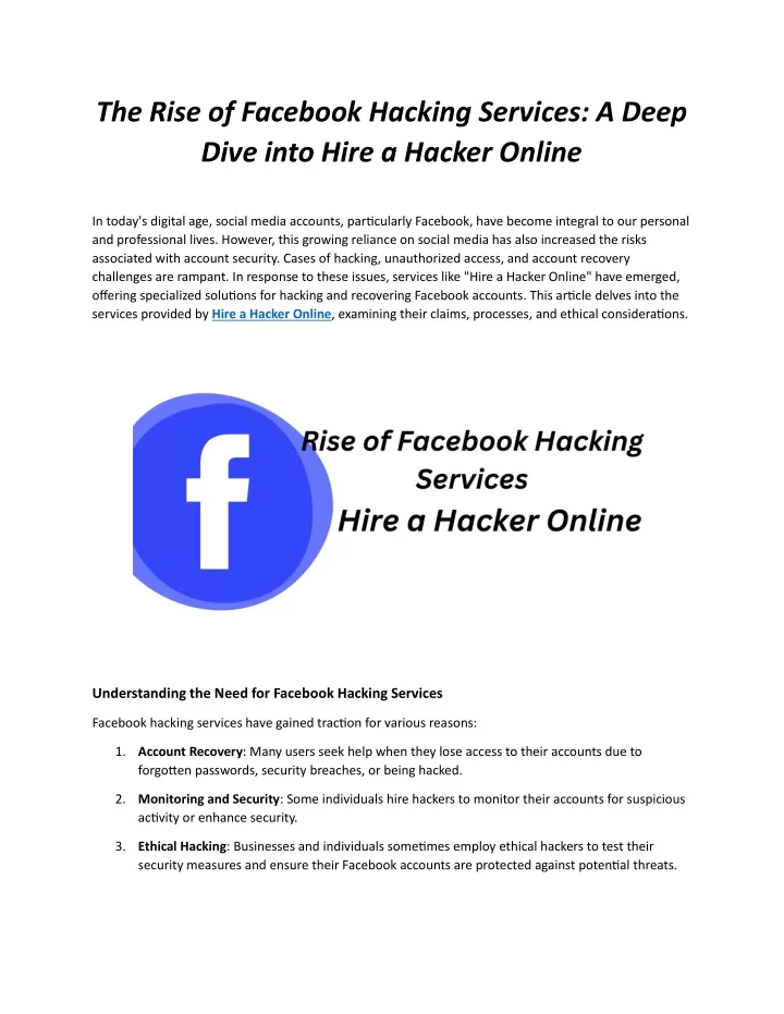 the rise of facebook hacking services a deep dive