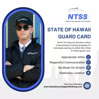 State Of Hawaii Guard Card