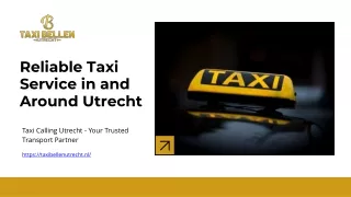 Taxi Utrecht Reliable 247 Taxi Services in Utrecht