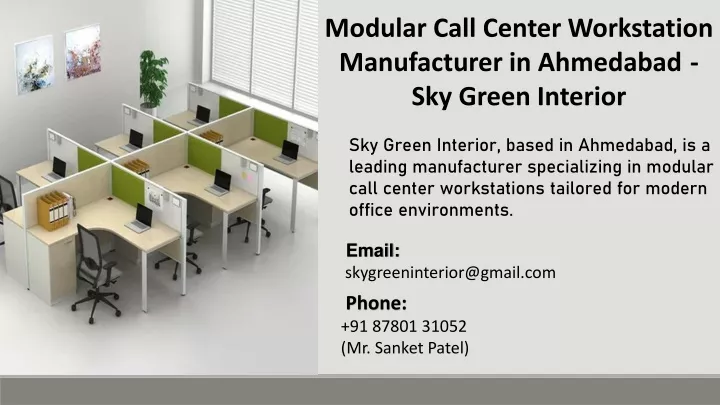 modular call center workstation manufacturer